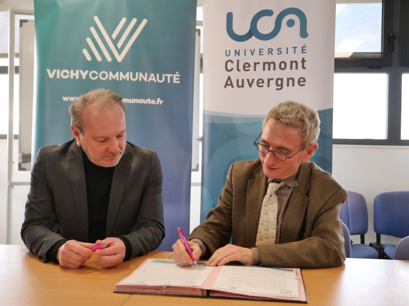 Signature de convention UCA-Vichy Communaut, 7 fvrier 2025